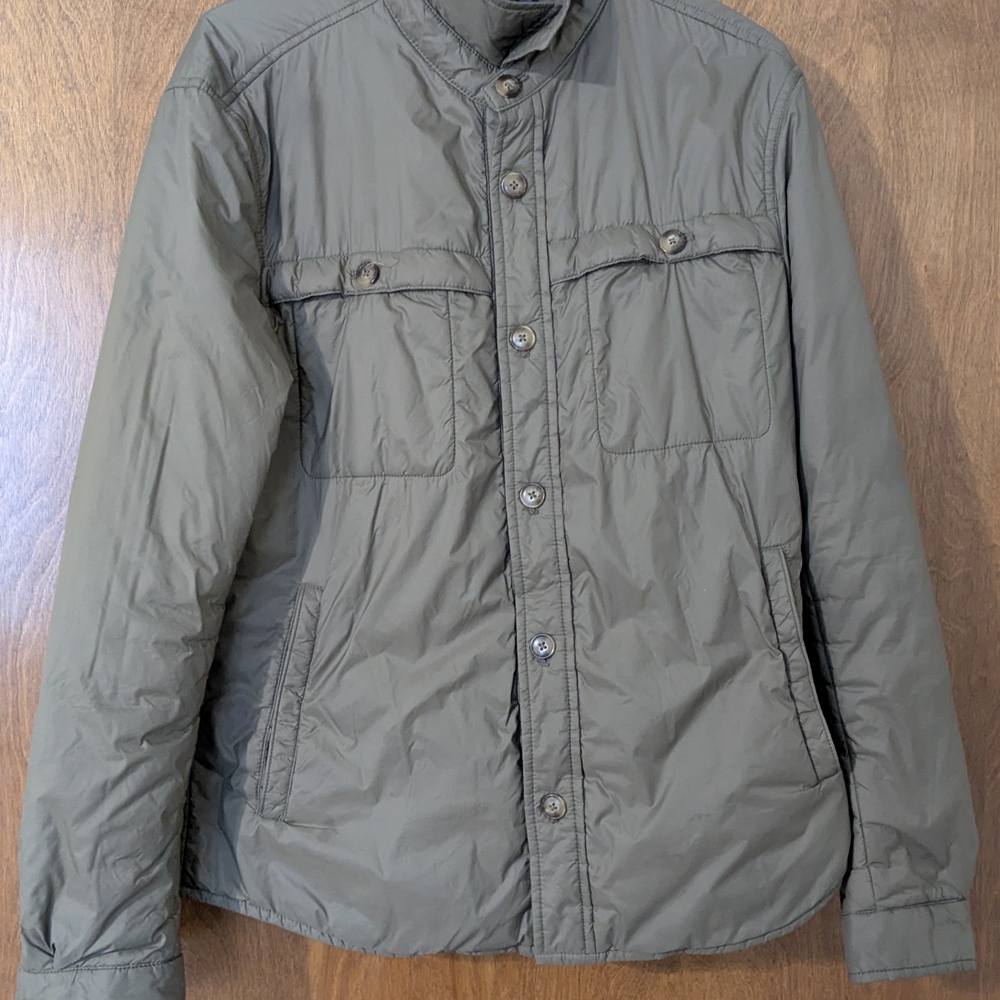 Massimo Dutti Men's Khaki Lightweight Jacket